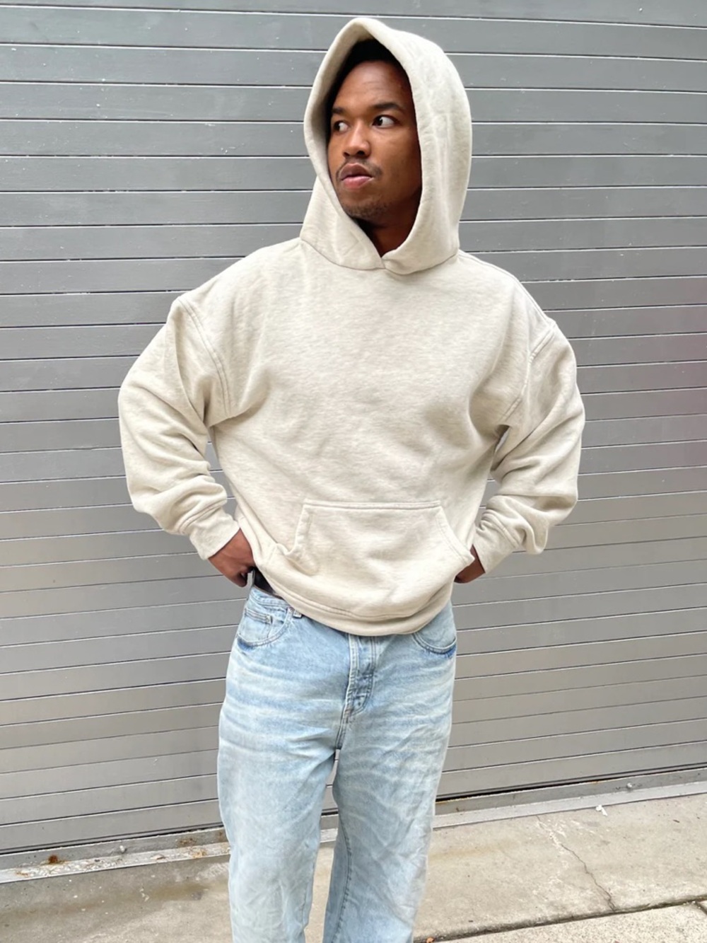 BLANKS Perfect Hoodie Sweatshirt - Oatmeal